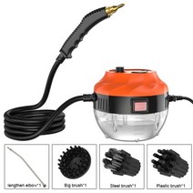 스팀해빙기 스팀청소기 2800w 110v 220v 고압 온도 핸드 헬드 스팀 청소기 휴대용 자동차 주방 범위 후드 세탁기 기선 청소 기계, 주황색, 유럽 ​​연합