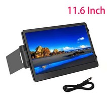 듀얼모니터 노트북 회의 사무실용 접이식 LCD 모니터 HDMI 컴퓨터 전화 스위치 PS45 게임용 패널 146 인치, 1.116inch