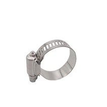 스크류 웜 드라이브 호스 클램프 304 스테인레스 후프 파이프 클립 10pcs, 15 105-127mm