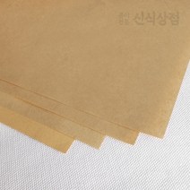 신식상점 크라프트지 포장지 52g 80g 100g 120g 주문재단무료, 방습코팅80g, 2절 20장