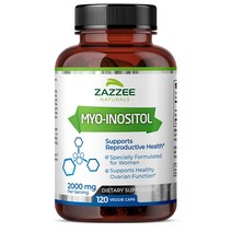 Zazzee 재지 마이오 이노시톨 2000mg 120캡슐