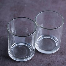가배리본 투명 캔들 용기 5oz 유리용기, 1개