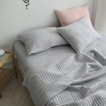 더자샵 텐셀 줄누비 여름이불 침대패드