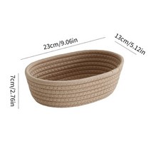 빵발효기 제빵발효기 발효기 라운드 타원형 등나무 빵 교정 바구니 베이킹 금형 소스 반죽 Banneton 발효, 14 Khaki S