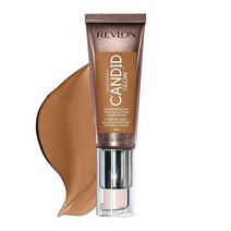 레브론 Revlon 포토레디 캔디드 글로우 모이스처 안티 폴루션 파운데이션 비타민 E 및 프릭클리 페어 오일 블루 라이트 차단 성분 함유 파라벤 프탈레이트 향료 없음 아몬드 22m, 0.75 Ounce (Pack of 1) 레브론, Cappuccino