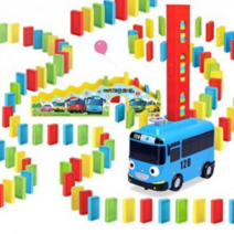 오너클랜 도미노칩 타요자동도미노 도미노 장난감 인내력, 본품, 단일