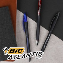 BIC 아틀란티스 컴포트 볼펜 1.0mm 낱개, 블루