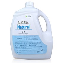 내추럴 샴푸 4.2kg 업소용 호텔용 사우나 대용량, 2개, 4200ml