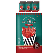 교촌 닭가슴살 육포 스파이시맛, 40g, 10개
