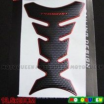 가와사키 닌자 Z250 Z250SL Z300 Z650 Z750 Z800 Z900 Z900RS Z1000 에 대 한 바이크 오토바이 가스 연료 탱크 패드 보호자 스티커, [03] Red