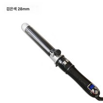전자동 신기전기 롤봉 세라믹 롤봉 대롤 배꽃 헤어롤러 펌봉 롤, 블랙28MM, 하나