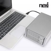 넥시 2Bay 데이터스토리지 USB3.1 RAID지원DAS 아이맥 맥북 호환연결 윈도우10지원