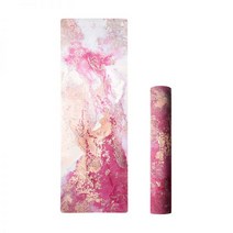 Sugarmat 아트 요가 매트 힐링 하트 미끄럼 방지 천연 고무 피트니스 매트, 힐링 시리즈 : 핑크 드림 체이서