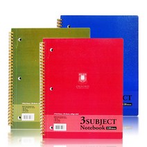 옥스포드 3공 절취 스프링 노트(120매입)x6개