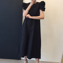 [어바웃탑] 러플소매 점프슈트