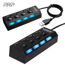 RRP 4포트 USB2.0 USB허브 DJH-4100 선길이 1m