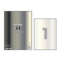 폼텍 LC-3130 레이저 반투명 라벨 1칸-전지 10매 210x297mm A4