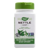 Natures Way 네틀 리프 435mg 베지테리안 캡슐, 100개입, 5개