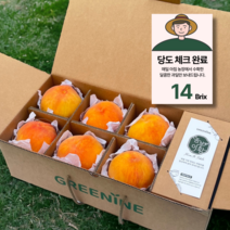 [당도 선별] 프리미엄 부드러운 황도 복숭아 대과, 1개, 대과 1.8kg (6과)