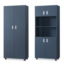 한성 토파스 국산 디셀책장 5단 올문장 서가형, 다크