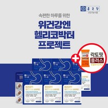속편한 속쓰림 위 점막 위벽 위장 위건강 관리 상복부 복부팽만감 속쓰릴때 에 좋은 프리미엄 헬리코박터 영양제 보호제, 6BOX(6개월분)