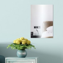 그린생활 벽에 붙이는 안전 아크릴 거울(20x30cm) 인테리어거울, 상세 참조