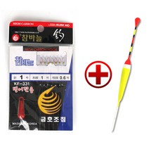 얼음 빙어낚시 바늘 채비 미끼 셋트 낚시줄 포함 세트 낚시대 텐트 뜰채 얼음찌 낚시찌, 01. KH 빙어채비(찌포함)