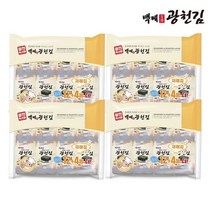 광천김 백제광천김 재래 도시락김4g 64봉, 64개