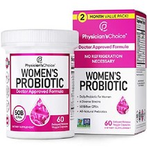 Physicians CHOICE 미국 피지션즈초이스 우먼스 프로바이오틱스 유산균 500억 CFU 30캡슐 60캡슐, 여성용 프로바이오틱, 60정