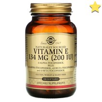 Solgar Vitamin E 솔가 비타민 E 134mg 200 IU 100 소프트젤