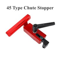 슬라이딩각도절단기 절삭공구 목공 T 슬롯 스토퍼 미터 게이지 울타리 커넥터 합금 트랙 스톱 블록 톱 테이블 슬라이딩 브래킷 슈트 리미터, 45형