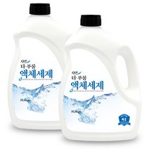 더푸룸 액체 세탁 세제 베이킹소다함유 오리지널, 4L, 2개