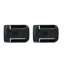 공구 123pcs Dewalt 18v 20v 60v 배터리 홀더 벽 스토리지 마운트 stander 마운트 디스플레이 행거 도크 배터리 벨트 버클 옐로우, 2 개 블랙