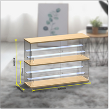 레고 장식장 피규어 향수 진열장 장식장 다양한 사이즈 투명 아크릴 2단 3단 4단, 특대형 3단 2층