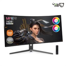 크로스오버 38LGD66C LG IPS TYPE-C PD 삼성 덱스 38인치 WQHD 와이드 커브드 게이밍 모니터 / 무료안전포장