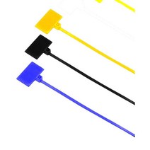 네임 마크 타이 컬러 메모 케이블 250P 컴퓨터 선정리, 블루