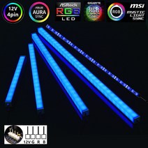데스크탑 케이스 rgb led 스트립 pc 컴퓨터 4pin 헤더 12v rgb 테이프 pc 메인 보드 제어 패널 헤더 rgb led 조명 게이머 캐비닛 네온, 없음
