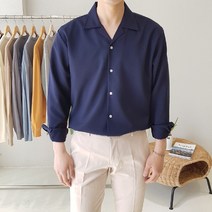 토니어스 구김없는 오픈카라 린넨셔츠 5color