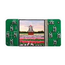 시스템 개발 보드 호환 라즈베리 파이 피코 디스플레이 1.54 인치 LCD 240 x IPS 스크린 키 게임 패드 레이아웃, Green-1.54inch lcd, 01 Green-1.54inch lcd