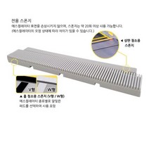 에스컬레이터 청소기 스폰지 1000mm, W형