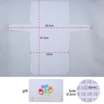 재료 DIY 리본 머리핀 핸드메이드 뜨개질 액세서리 및 직조 플라스틱 메쉬 시트 리본/양모/실 가방 바느질 바늘로 쉬운 니트 도우미, 빅사이즈