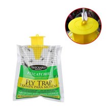 flycatcher bag 일회용 fly catcher control trap 정원 야외 catcher bug moth 곤충 살인자, 1개