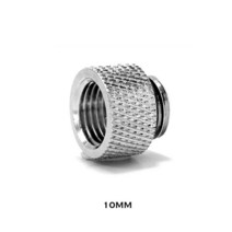 커스텀수냉 고사양컴퓨터 게이밍데스크탑 익스텐더 피팅 10mm M-F G1/4 수냉 용 블랙/실버 니켈, 한개옵션1, 02 Silver 10mm