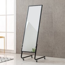 아이앤 리앤1200이동식전신거울YP, 블랙