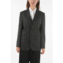 Maison Margiela MM1 올 오버 로고 NOTCH LAPEL 3-BUTTON 블레이져 S51BN0372 S52599 900