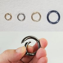 오링 고리 키링 오픈형고리 키오링 25mm 10mm 12mm 15mm 가방 열쇠고리 부자재 재료, 25mm(골드), 1개