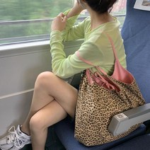 코듀로이 웨지 호피무늬 핸드백 스퀘어 여성가방 패션 티디 숄더백 가죽 끈 유니섹스 콤팩트 프린지