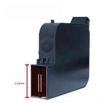 핸드 마킹기 날인기 교체용 카트리지 25.4mm ZM-880 ZM-308X 교환용, (블랙)