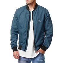 Beanpole Men's Jacket Everyday Fall Winter Windbreaker Webbing Stand Collar Regular Fit Sports L