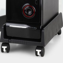 바닥통풍구 사이즈조절 PC 바퀴형 받침대 PC받침 사무실 서재 PC방 관공서, PC받침대 슬림 그레이